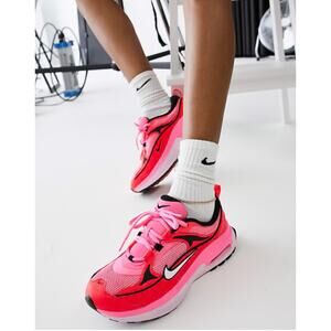 Nike Air Max Bliss Shoes Women's 9.5 Laser Pink/White/Solar Red Run DH5128 600
